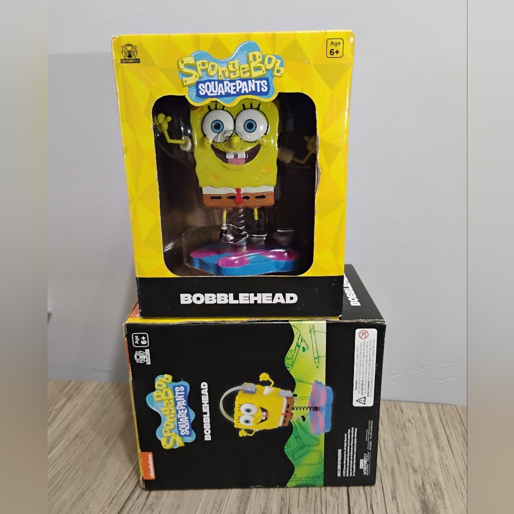 SpongeBob SquarePants Bobblehead Toy - Yellow